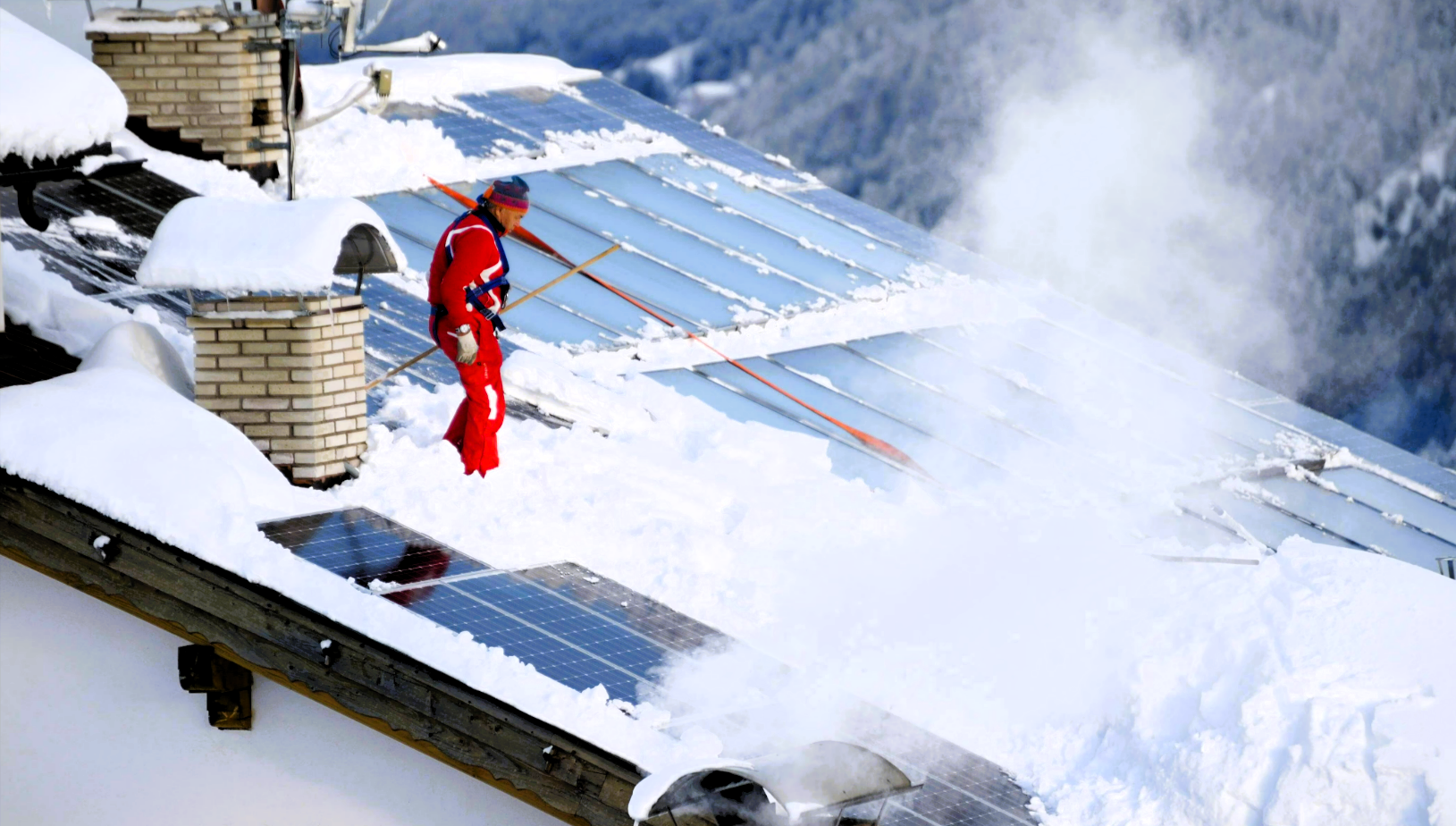 Evakuierung nach Schneesturm - Haus droht einzubrechen - Lebensgefahr!