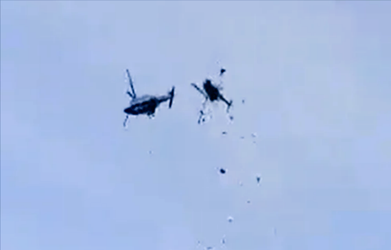 Eilmeldung! Hubschrauber stürzen in Menschenmenge - 10 Tote gemeldet!